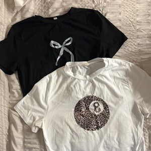 Black and White baby Ts